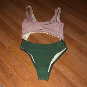 High waisted Handmade Bathing suit